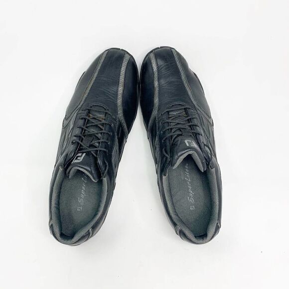 Footjoy Mens Superlites 58109 Black Leather Low Top Lace Up Golf Cleats Size 8M - Picture 5 of 8